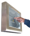 Touch screen monitor impermeabile