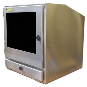 Armadio stagno porta PC in accciaio inox