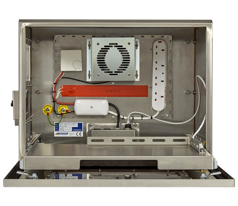 Armadio SPRI-200Z aperto per stampanti industriali RFID Honeywell