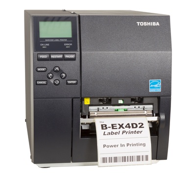 Stampante industriale per etichette con codici a barre termica diretta Toshiba TEC B-EX4D2