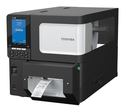 Stampante industriale per etichette con codici a barre a trasferimento termico Toshiba TEC BX430T