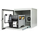 Armadio antipolvere per stampante Zebra ZT600 con stampante su ripiano estraibile