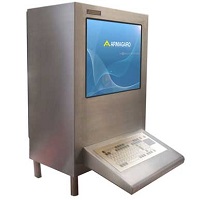 Armadio ermetico porta computer SAT-600 — vista laterale