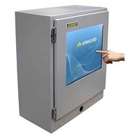 Armadio industriale per touch screen Armagard ideali in ambito industriale