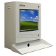 Armadio LCD porta computer - immagine laterale destra