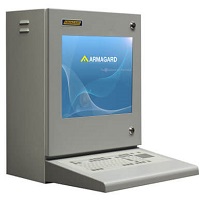 Armadio LCD porta computer ideale in ambito industriale