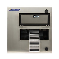 Armadio riscaldato per stampanti Zebra in acciaio inox 316