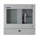 Contenitore porta PC industriale vista frontale