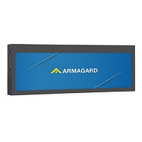 Vista anteriore destra della custodia per display LCD a barra allungata