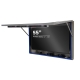 IP69K monitor in acciaio inossidabile aperto, vista laterale sinistra con Hisense 55E6NT