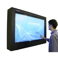 LCD Touch screen outdoor | Pubblicita’ su monitor con tecnologia touch screen