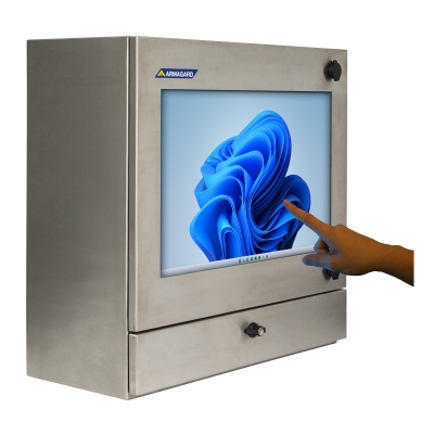 SENC-550 PC touch screen inox full IP65 di Armagard Ltd