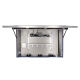 Armadio di protezione inox IP69K schermo, aperto, vista frontale