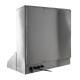 La custodia IP66 a tenuta stagna del sistema PC ATEX inox isola l’attrezzatura informatica nelle aree pericolose Zona 2 Vista posteriore destra della custodia sistema PC ATEX inox per monitor da 24"