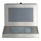 Sistema PC ATEX inox con grado di protezione IP66 Vista frontale del sistema PC ATEX inox IP66