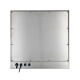 Sistema PC ATEX inox con montaggio a parete, su supporto o su piano di lavoro Vista posteriore del sistema PC ATEX inox per lavaggi intensivi