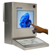La stazione di controllo touch screen inox di Armagard