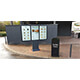 Fast-food totem da esterno Samsung OH triplo per Starbucks