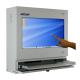 Armadio touch screen industriale resistivo con cassetto scorrevole per tastiera bloccabile