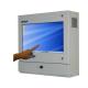 Armadio touch screen industriale resistivo vista frontale sinistra