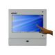 Touch screen industriale resistivo da 27 pollici vista frontale