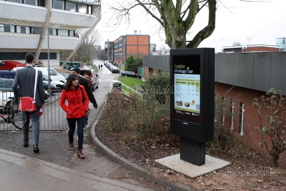 Università totem lcd custodia in materia di istruzione